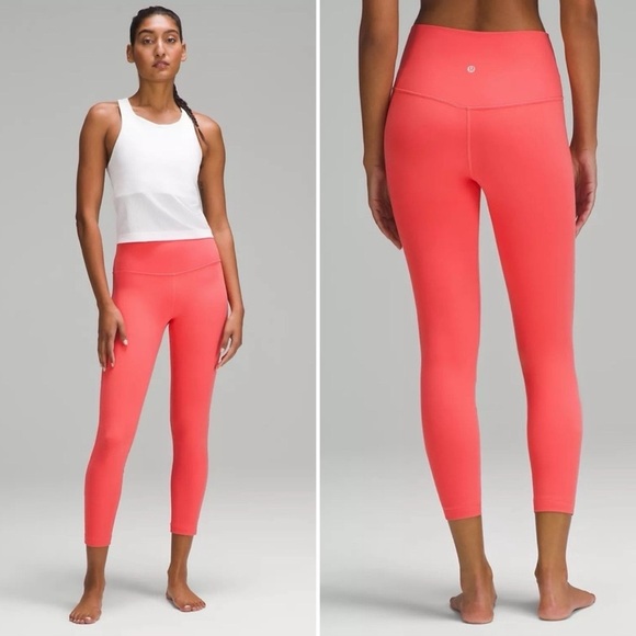 Lululemon Align High Rise Pant Pale Raspberry Leggings 12 Nwt - Picture 2 of 12